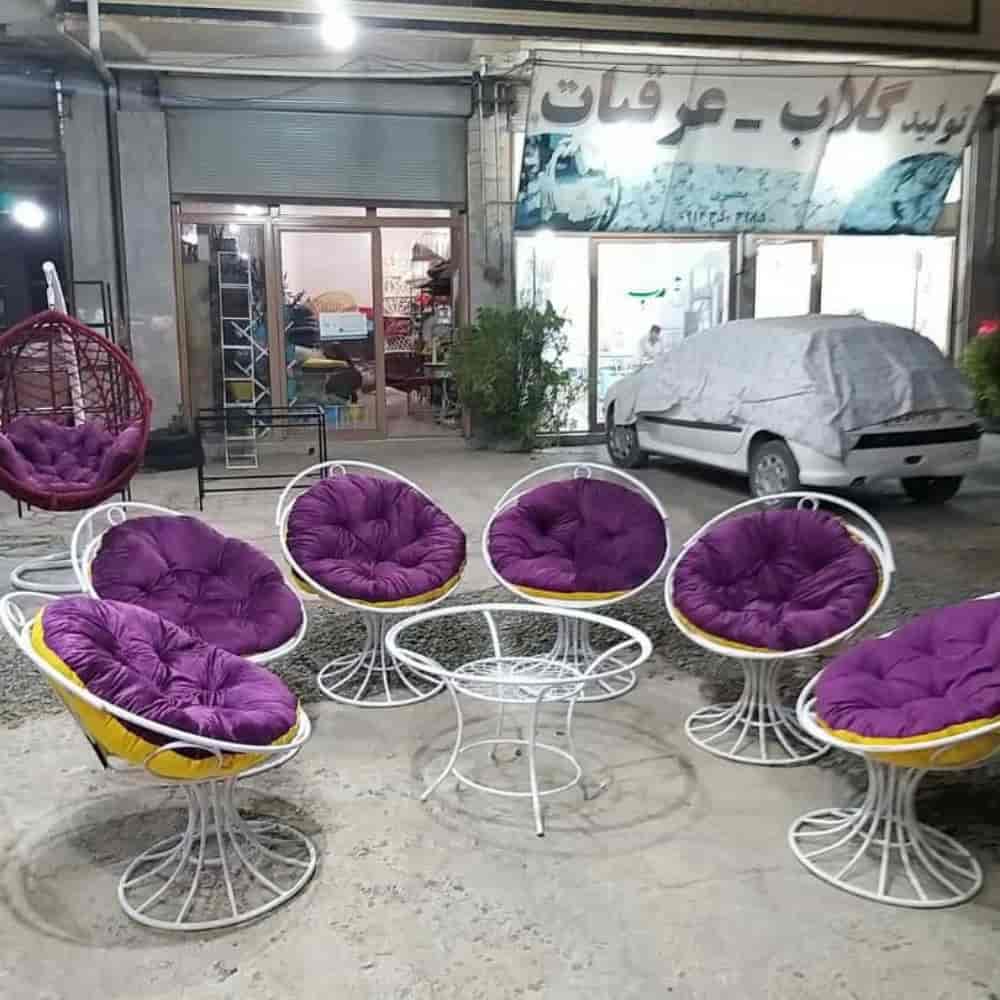 صندلی طاووسی نشیمن راحتی